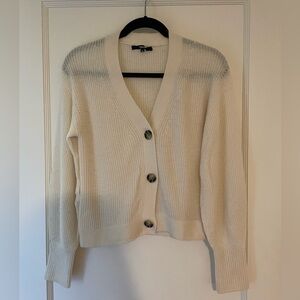 Baby Alpaca Wool Cropped Cardigan